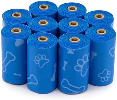 Best Pet Supplies Poop Bags for Dogs - Assorted Colors, 150 Count