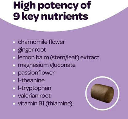 Calming Chews for Dogs | Herbal Dog Calming Chews for Anxiety from Normal and Occasional Stressors Including Separation Storms Grooming & Travel | NASC Certified & Made in the USA | 60 Count