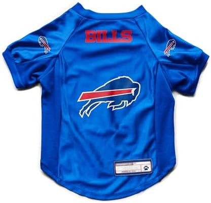 Littlearth NFL Buffalo Bills Stretch Pet Jersey, Team Color, Small