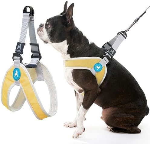 Gooby Simple Step-in III Dog Harness, Yellow, Large