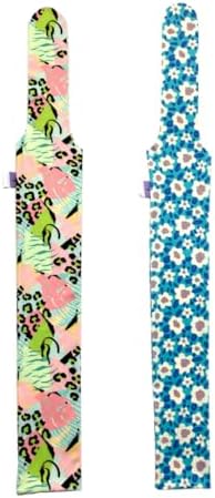 Horse Tail Bag 2 Pack – Thicker Elastic Fabric Tail Wraps for Horses, Longer-Lasting Tail Protection for Daily Grooming, Stable & Show Use (Floral Adventure Set)