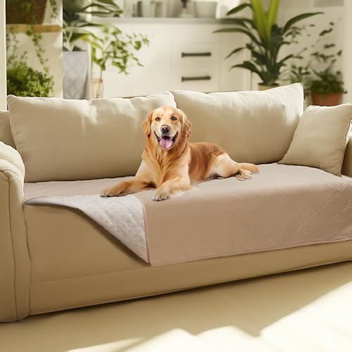 Luciphia Waterproof Couch Cover for Dogs, Non-Slip Pet Sofa Protector