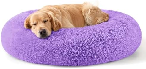 Dog Beds Large Sized Dog and Cats, 32in Pet Beds for Large Pet (Purple)