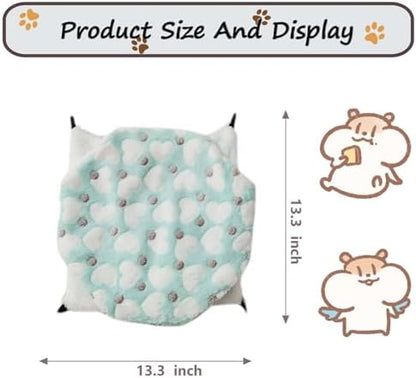 Guinea Pig Hammock for Cage 13.3X13.3,Sugar Glider Hammock,Reusable