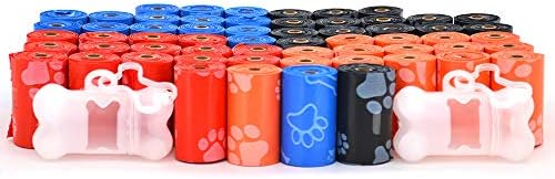 Best Pet Supplies Poop Bags for Dogs - Assorted Colors, 900 Count