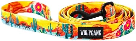 Wolfgang Heavy Duty Dog Leash, Pull-Tested to Over 800 lbs for Walking & Training, PackLeader Print, Large