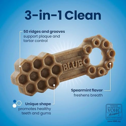 Blue Buffalo Chicken & Spearmint Medium Dental Chews, 23 oz, 28 ct