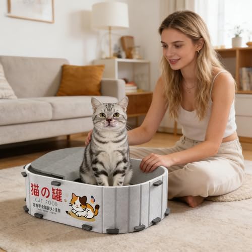 Small Cat Bed Pet Nest Felt Bed