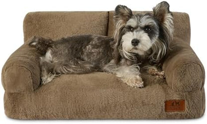 Hollypet Small Dog Large Cat Bed Puppy Couch Beds for Pets up to 25 lbs