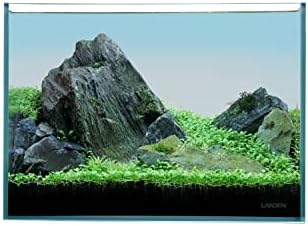 Landen Aquarium 36N 5 Gallon Nano Ultra Clear Glass Rimless Fish Tank