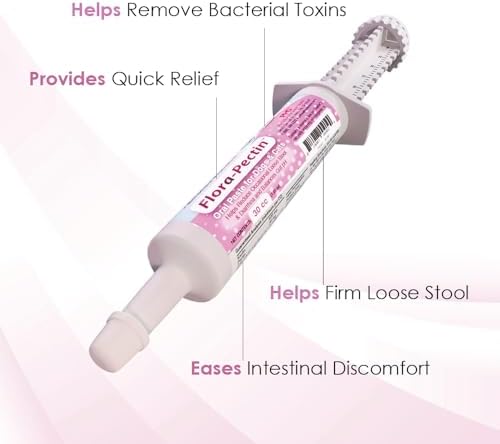 Oral Paste for Dogs & Cats – Fast Diarrhea Relief & Firm Stool Support, Helps Upset Stomach, Reduces Occasional Loose Stool, Balances Gut pH & Supports Normal Digestion (30 CC, Tasty Chicken Flavor)