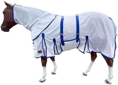 HILASON Horse Fly Sheet Breathable Mesh UV Protection Mosquito Bug Summer