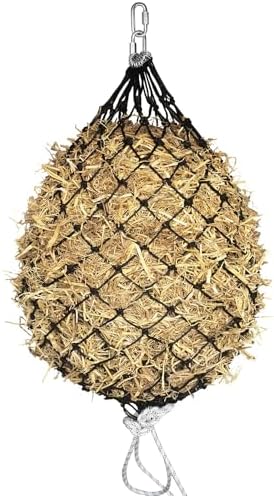 36 Inch Slow Feed PE Hay Net for Horses with Steel Quick Links