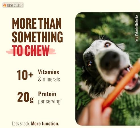 Natural Farm Odor-Free Thin Bully Sticks (12”, 12-Pack) All-Natural Dog Chews, 100% Beef Pizzle, Grass-Fed, Grain-Free, Protein for Muscle Development & Energy, Perfect for Small & Senior Dogs