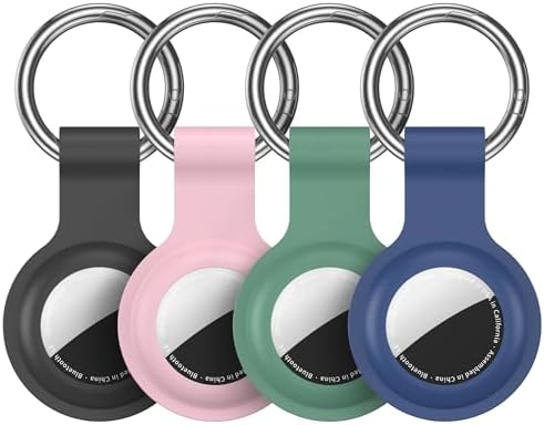 Compatible for AirTag Holder Keychain for Apple Air Tag 1st&2nd Generation