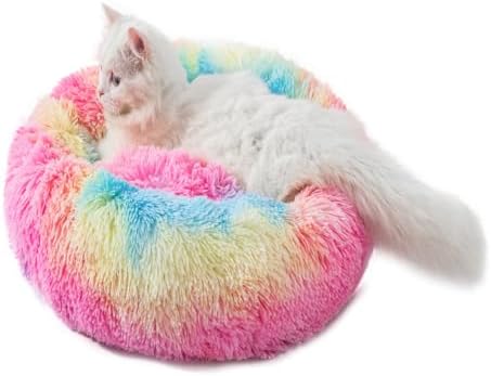 Small Dog Bed for Small Dogs, Washable Donut Cat Beds for Indoor Cats