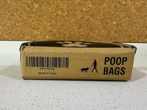 Charmount 120 Counts Unscented Dog Poop Bags Rolls with Handles