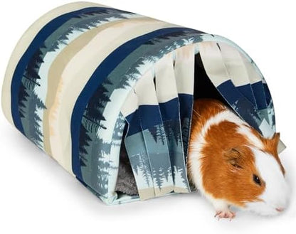 Unicorn Catcher Washable Guinea Pig Tunnel with Curtains for Small Animals