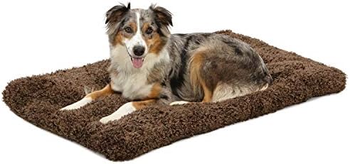 MidWest Homes for Pets Large QuietTime Deluxe Coco Chic Pet Bed, Ultra-Soft & Overstuffed, Machine Washable, Fits 42-inch Crate
