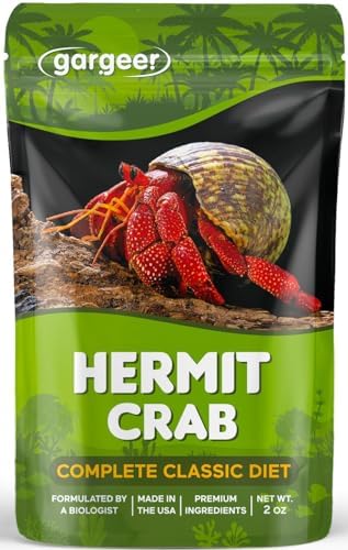 Gargeer 2oz Hermit Crab Food. Non-GMO, Premium Ingredients, Made in USA