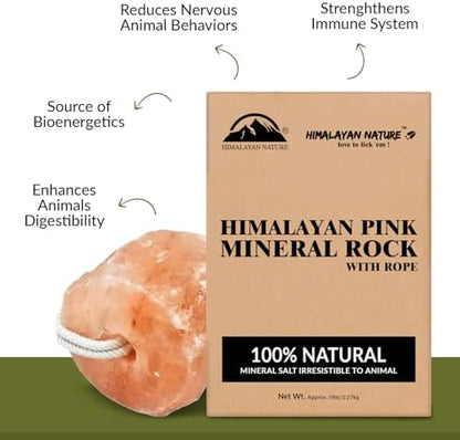 Animal Licking Salt Mineral Rock,100% Natural Rock Salt - Deer Attractant Rock