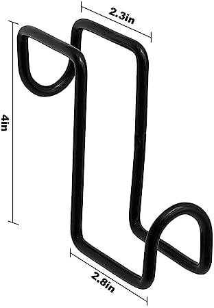 4 Inch Tack Hook, Over Rail Bridle Hooks Heavy Duty Horse Water Bucke, Horse Stall Hooks for Fence Stables Cloakroom Garage (6PCS)