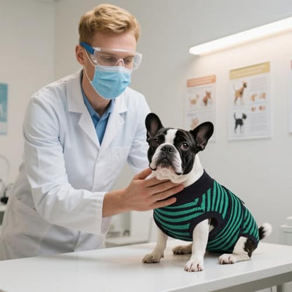 Kuoser Recovery Suit for Dogs Cats, Soft Dog Surgery Suit Female Male Spay