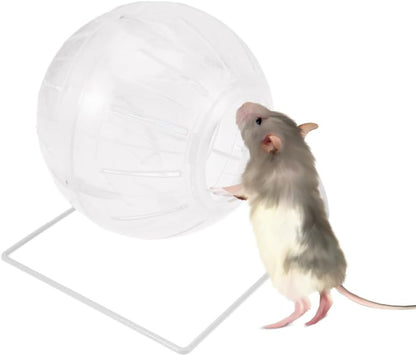 KESYOO 4 in 1 Hamster Exercise Ball 5.31in Plastic Running Ball for Hamsters Gerbils and Mice Small Pet Run About for Interactive Play and Activity