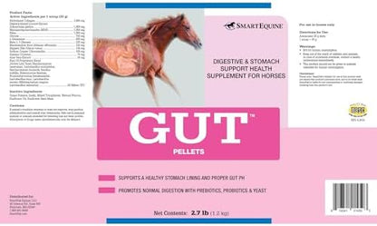 SmartEquine Gut™ Pellets, 2.7 lb, 60 Servings