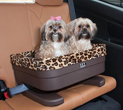 Pet Gear Lookout Booster Car Seat, Removable Comfort Pillow, Safety Tether Included, Installs in Seconds, No Tools Required