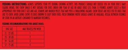 Milk-Bone Comfort Chews, Unique Chewy Texture & Real Beef, 16 Dog Chews