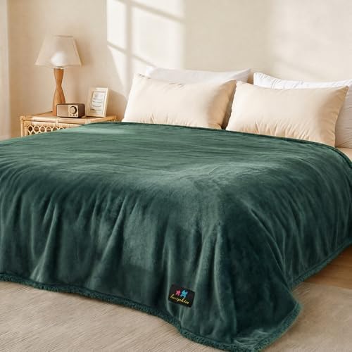 Luciphia Waterproof Blanket for Large Dog, Reversible Sherpa Couch Cover