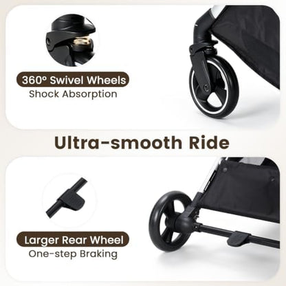 T3 Pro Pet Stroller for Small Dog & Cats up to 44 lbs (Green)