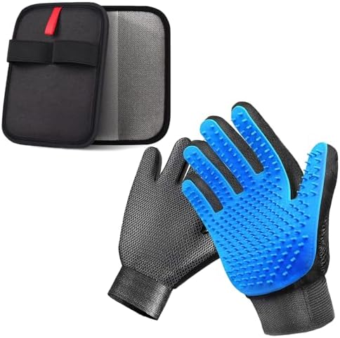 NVNAN 2-in-1 Pet Grooming Glove and Fabric Hair Remover