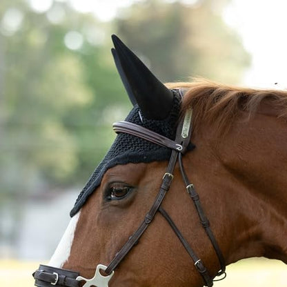Horze Horse Ear Bonnet, Breathable, Secure Horse Fly Mask with Ears