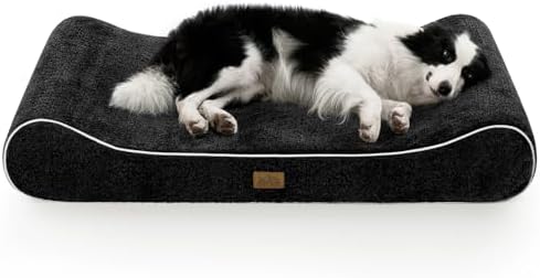 COZY KISS Orthopedic Dog Bed, for Extra Large Dogs up to 140 lbs, 51x36x8in