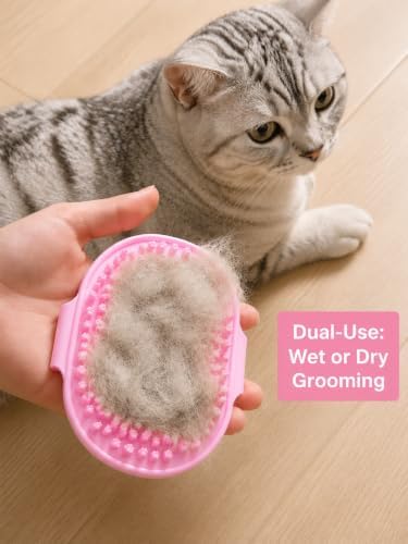 7Pcs Dog Grooming Kit, Pet Bath Supplies Deshedding Brush Dogs Cats