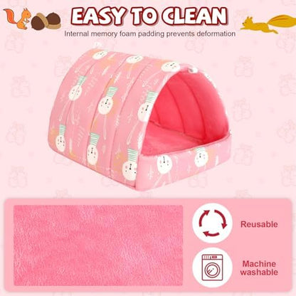 UPINS 2 Pack Guinea Pig Bed, Guinea Pig Hideout
