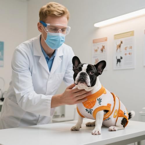 Kuoser Recovery Suit for Dogs Cats, Soft Dog Surgery Suit Female Male Spay