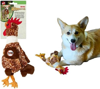 SPOT Skinneeez Chicken 13 Inch Stuffing-Free Plush Squeaky Dog Toy – Soft Interactive Chew Toy for Small and Medium Dogs – Mess-Free Play for Light & Moderate Chewers