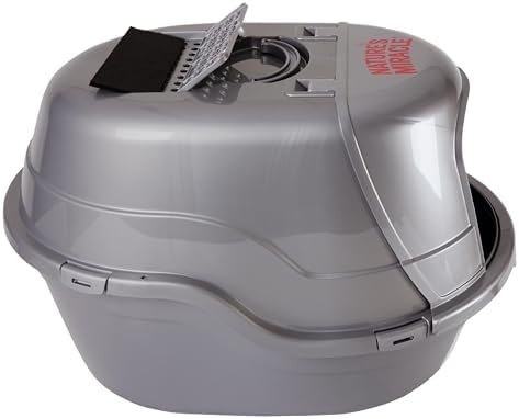 Nature's Miracle Hooded Flip Top Cat Litter Box with Charcoal Filter