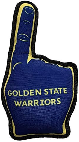 Pets First NBA #1 Fan Toy. Best Sports Dog Toy with Double Stitched Trim and Tough Nylon Material Filled with Chewable Polyfil and Inner Squeaker
