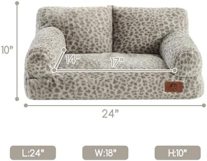 Hollypet Small Dog Large Cat Bed Puppy Couch Beds for Pets up to 25 lbs