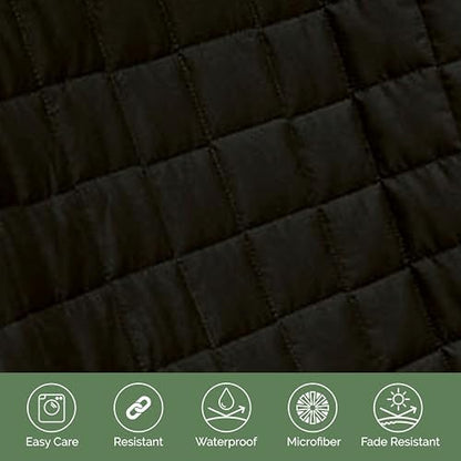Elegant Comfort Premium Pet Car Seat Cover for Front Seat, Luxury Microfiber Car Seat Protector, Heavy Duty and Durable, Non-Slip and Waterproof Car Seat Cover for Trucks, Cars, and SUVs, Black