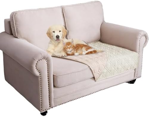 Ameritex Waterproof Dog Bed Cover Pet Blanket for Furniture Bed Couch Sofa Reversible