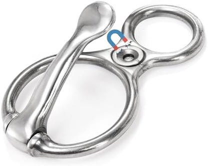 Cididu 3 Pack Horse Tie Ring, Tie Ring for Horses, 304 Stainless Steel Horse Training Accessories for Indoor and Outdoor Horse Trailers, Safe Durable Horse Tack and Supplies Training Equipment