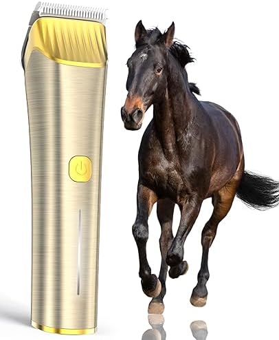 oneisall Cordless Horse Clippers for Horse Grooming RK 034