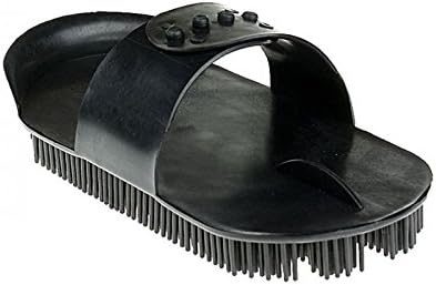 Horze Plastic Curry Comb - Black - One Size