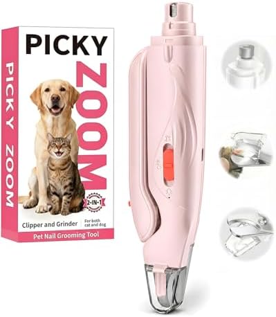 2-in-1 Dog & Cat Nail Clippers and Grinder with LED Light