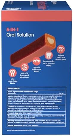 Ark Naturals Protection+ Brushless Toothpaste Chews - Small Breeds (60 ct)